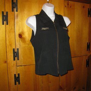 Black Karin Morgan vest